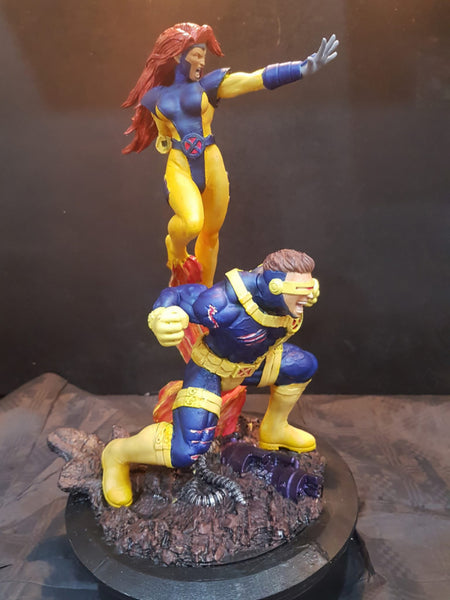 Cyclops and Jean Grey 3D Model Ready to Print