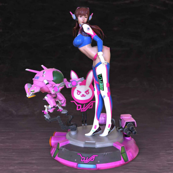 D.Va Overwatch Figures STL Ready to Print