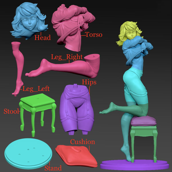 Daphne Blake Figures STL Ready to Print