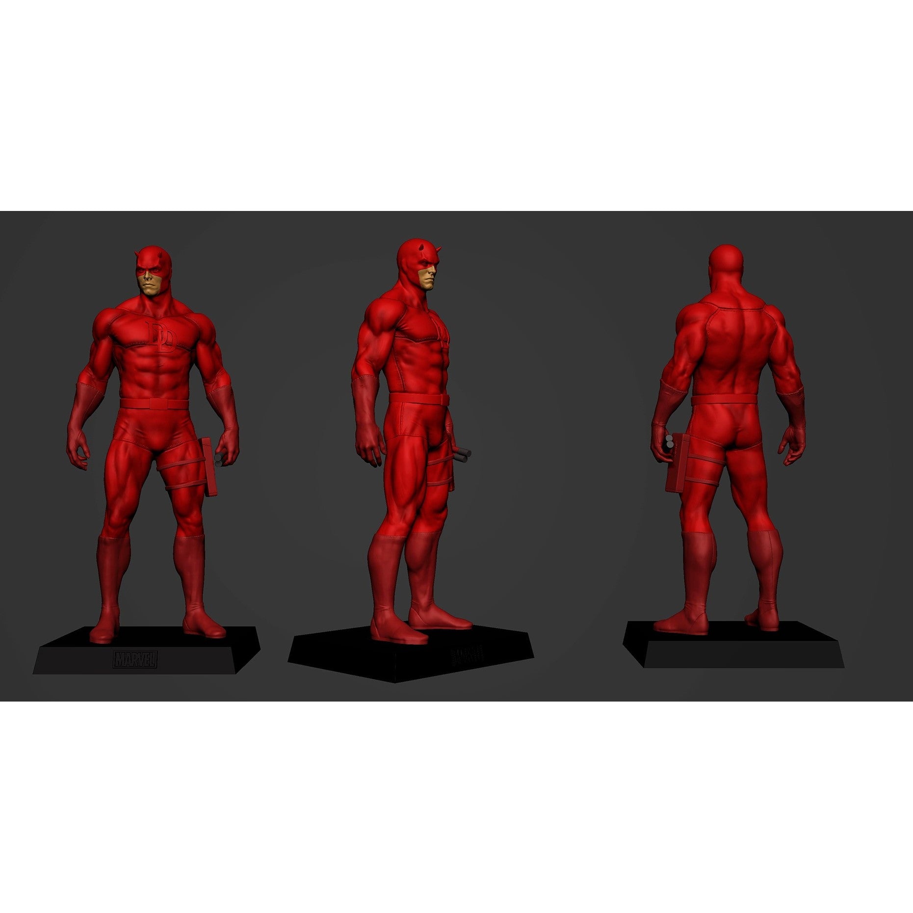 Daredevil 3D Model Ready to Print STL