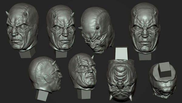 Daredevil Bust 3D Model Ready to Print STL