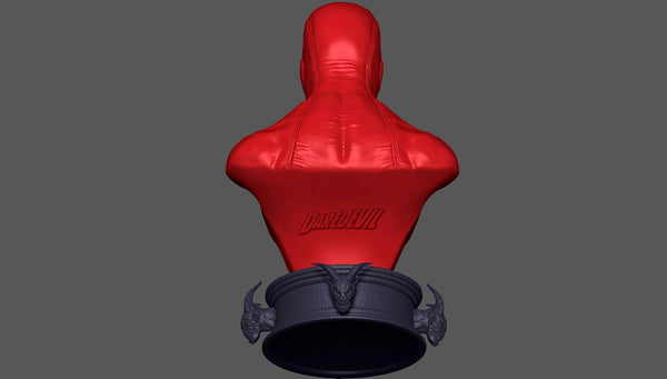 Daredevil Bust 3D Model Ready to Print STL