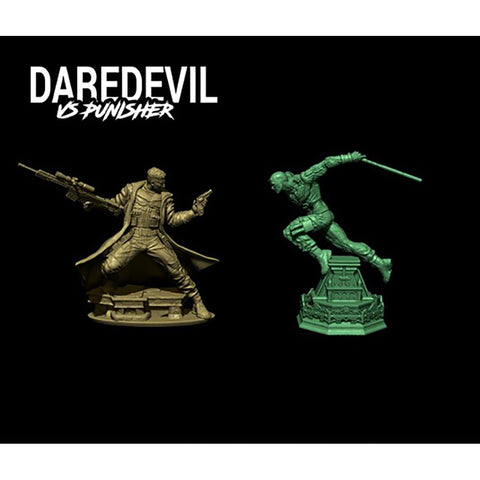 Daredevil vs Punisher 3D Model Ready to Print STL