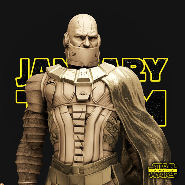 Darth Malak - Star Wars 3D Model Ready to Print