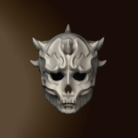 Darth Maul Samurai Mask 3D Model Ready to Print
