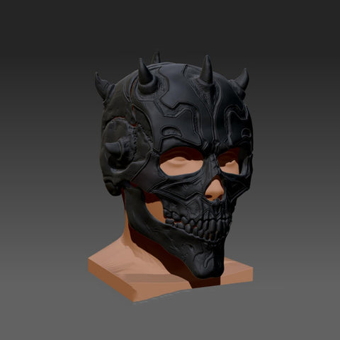 Darth Maul Skull Helmet 3D Model Ready to Print