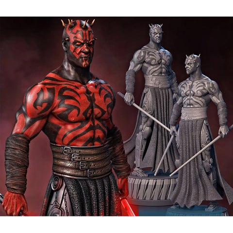 Darth Maul - Star Wars 3D Model Ready to Print