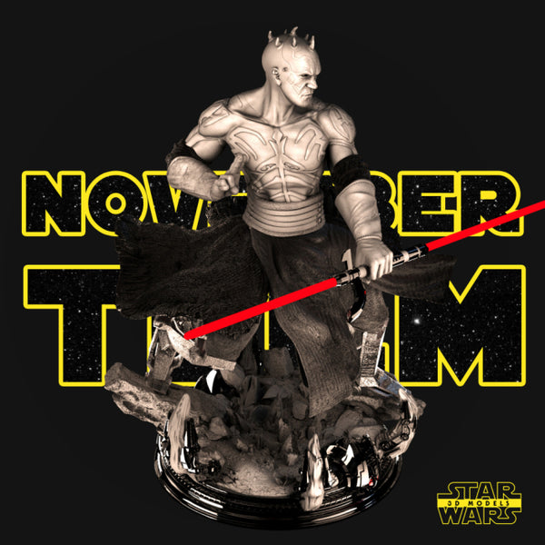 Darth Maul - Star Wars 3D Model Ready to Print