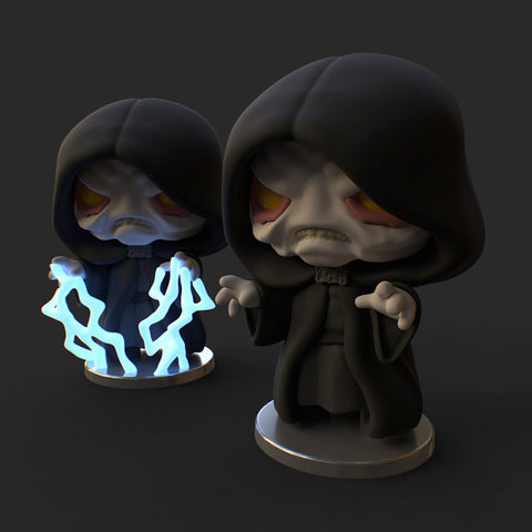 Darth Sidious - Emperor Palpatine 3D Model Ready to Print
