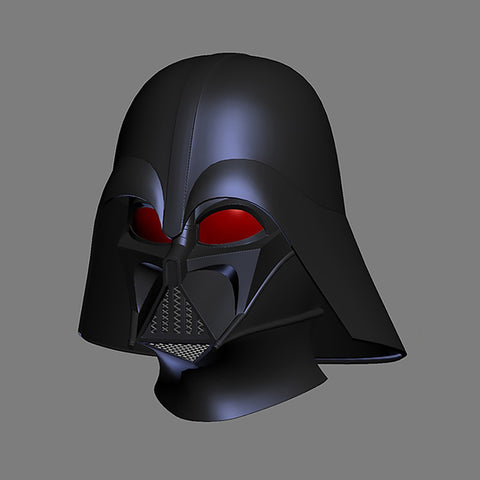 Darth Vader Rebels Helmet from Star Wars 3D Model Ready to Print