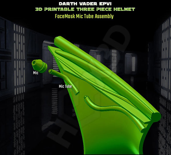 Darth Vader Reveal Helmet from Star Wars 3D Model Ready to Print