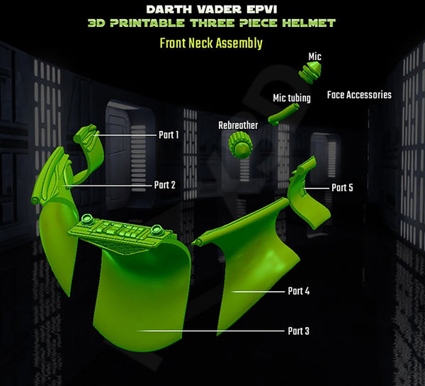 Darth Vader Reveal Helmet from Star Wars 3D Model Ready to Print
