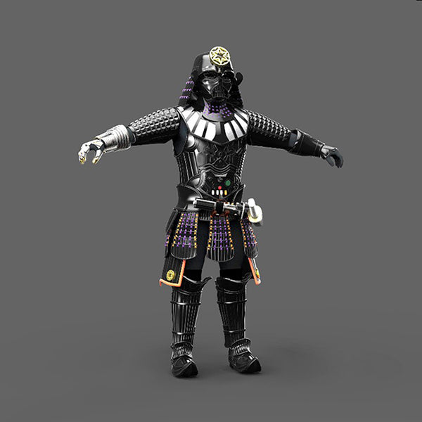 Darth Vader Samurai Cosplay Full Armor 3D Model Ready to Print
