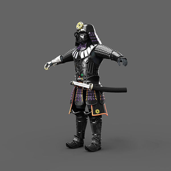 Darth Vader Samurai Cosplay Full Armor 3D Model Ready to Print