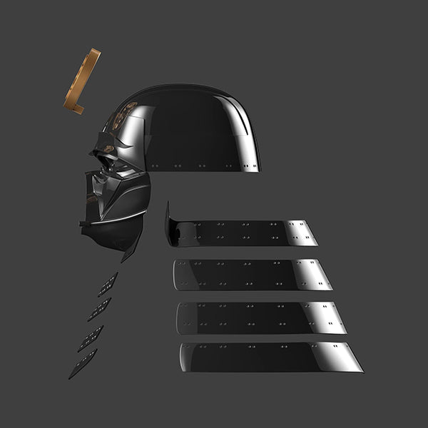 Darth Vader Samurai Helmet 3D Model Ready to Print