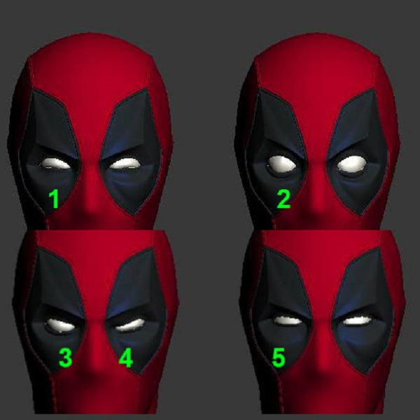 DeadPool Mask 3D Model Ready to Print