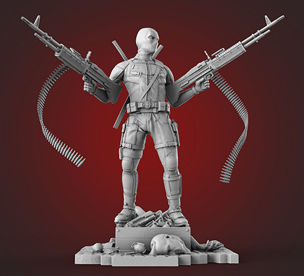 Deadpool 3D Model Ready to Print STL