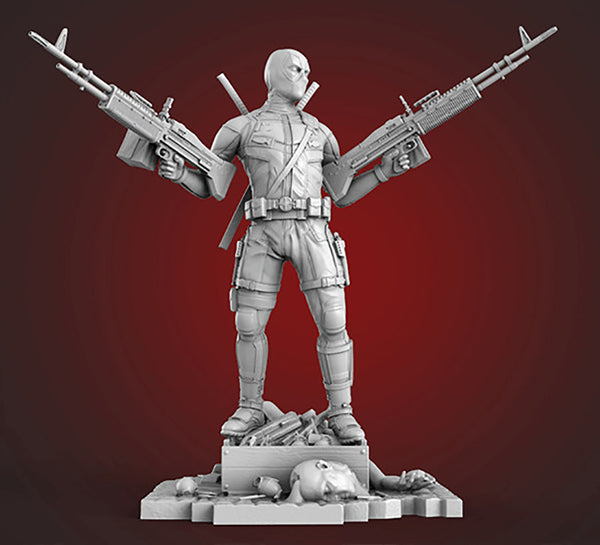 Deadpool 3D Model Ready to Print STL