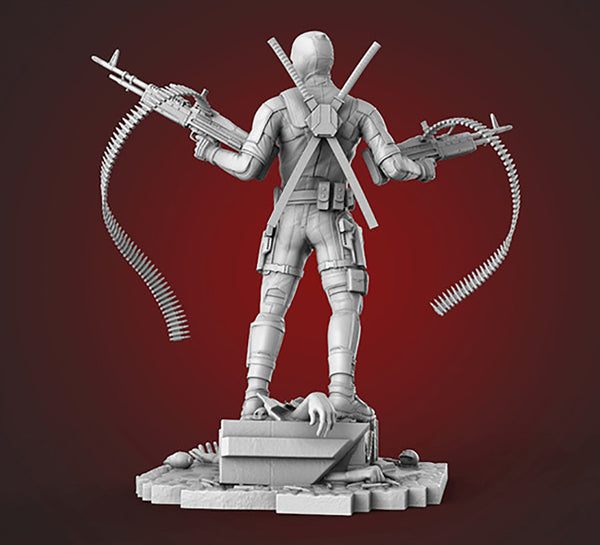 Deadpool 3D Model Ready to Print STL