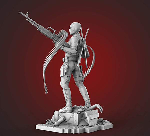 Deadpool 3D Model Ready to Print STL