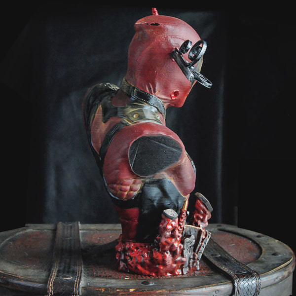 Deadpool Bust Arrow through the Head 3D Model Ready to Print