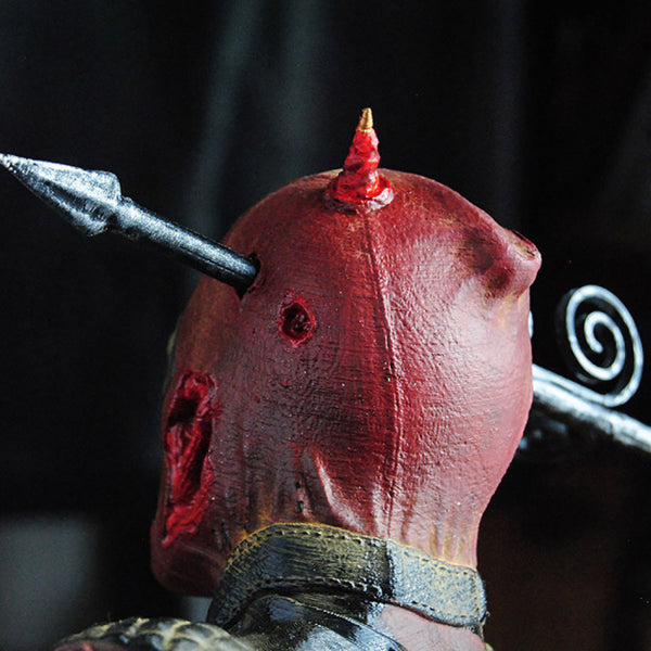 Deadpool Bust Arrow through the Head 3D Model Ready to Print