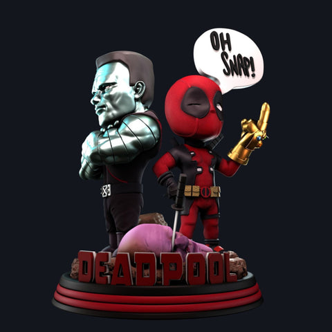 Deadpool Chibi 3D Model Ready to Print