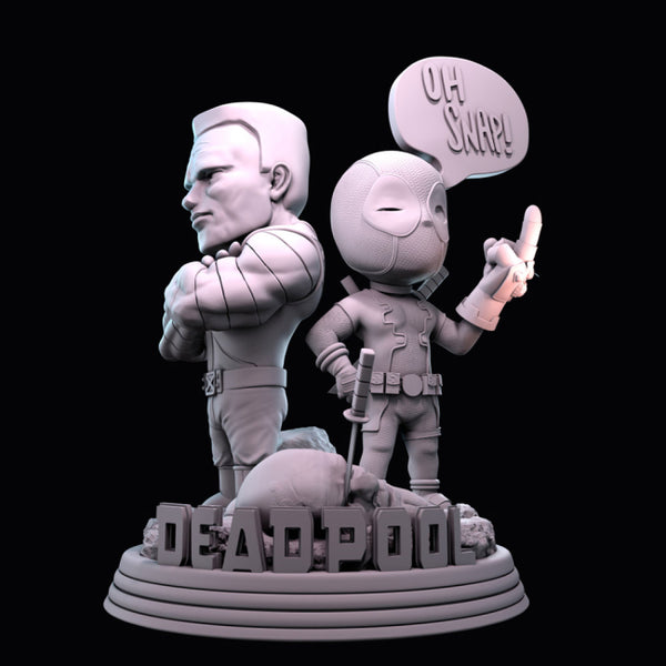 Deadpool Chibi 3D Model Ready to Print