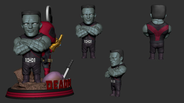 Deadpool Chibi 3D Model Ready to Print