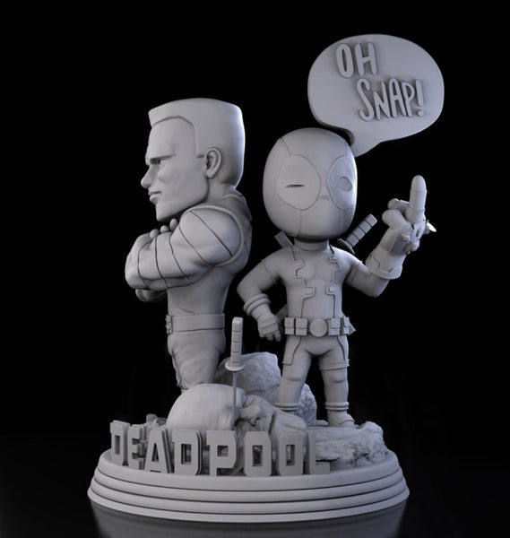 Deadpool Chibi 3D Model Ready to Print