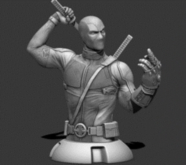 Deadpool Infinity Gauntlet 3D Model Ready to Print