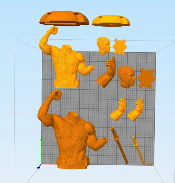 Deadpool Infinity Gauntlet 3D Model Ready to Print