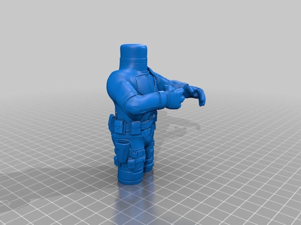 Deadpool vs Groot 3D Model Ready to Print STL