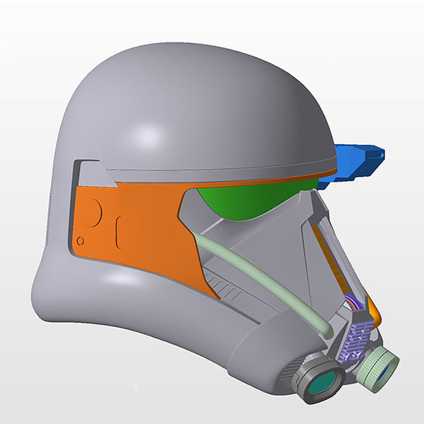 Death Trooper Helmet from Star Wars 3D Model Ready to Print