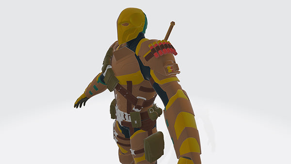 Deathstroke Arkham Knight Full Armor Suit 3D Model Ready to Print