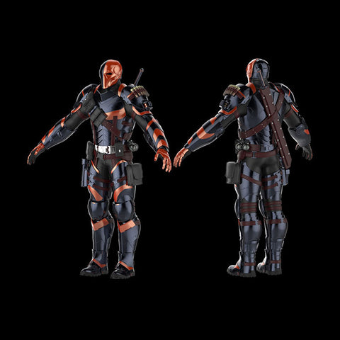 Deathstroke Arkham Knight Full Armor Suit 3D Model Ready to Print
