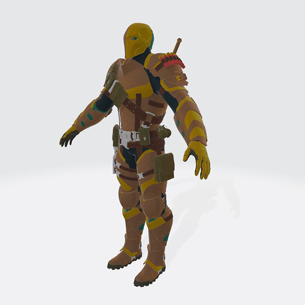 Deathstroke Arkham Knight Full Armor Suit 3D Model Ready to Print