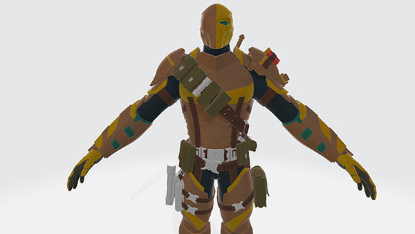 Deathstroke Arkham Knight Full Armor Suit 3D Model Ready to Print