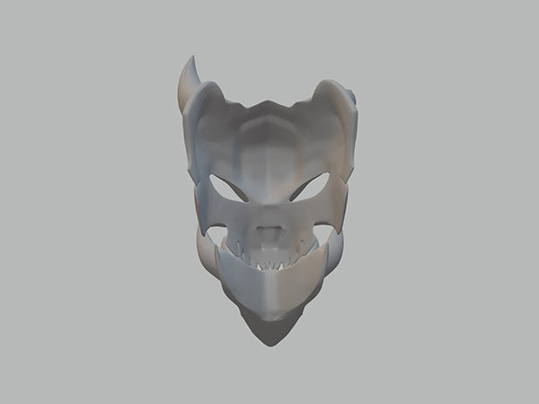 Demon Mask 3D Model Ready to Print