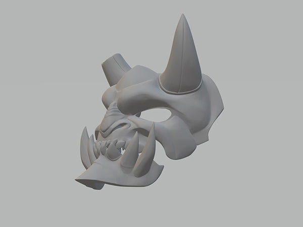 Demon Mask 3D Model Ready to Print