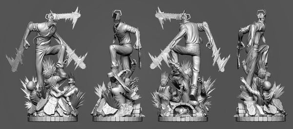 Denji - Chainsaw Man 3D Model Ready to Print