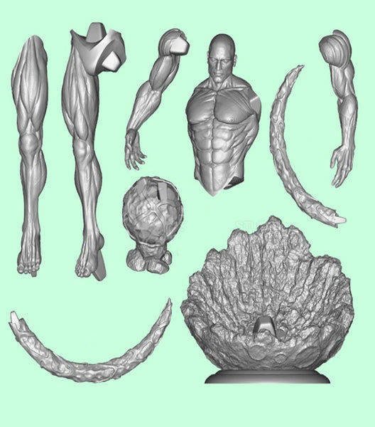 Doctor Manhattan DC 3D Model Ready to Print