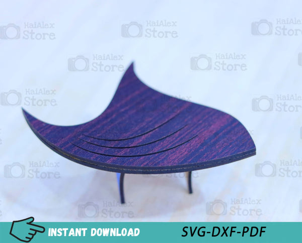 Dollhouse Table and Chair Plywood 3mm Laser Cut Files