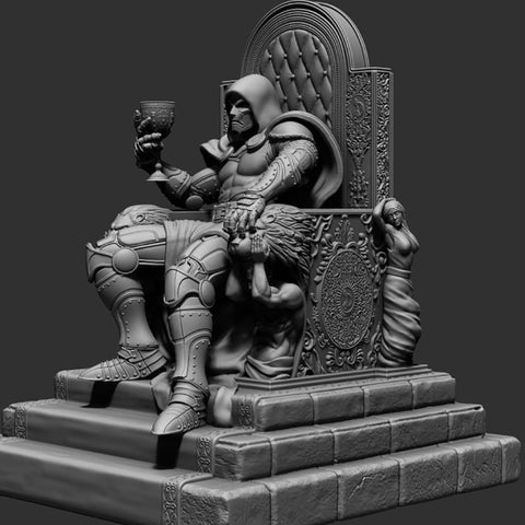 Dr Doom 3D Model Ready to Print STL