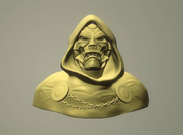 Dr Doom Bust 3D Model Ready to Print STL