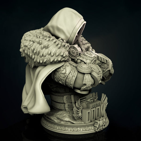 Dr Doom Bust 3D Model Ready to Print STL