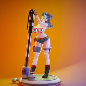 Dragon Ball Bulma Pen Holder 3D Figures Ready to Print