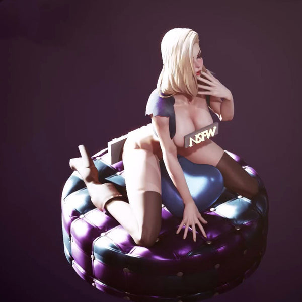 Dragon Ball - Sexy Android 18 Figurine 3D Model Ready to Print