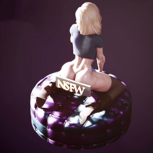 Dragon Ball - Sexy Android 18 Figurine 3D Model Ready to Print