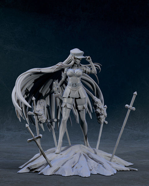 Esdeath - Akame Ga Kill 3D Model Ready to Print